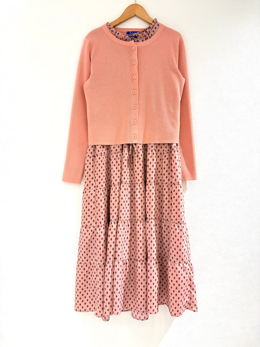 🆕ショート丈カーディガン〈ピンク〉