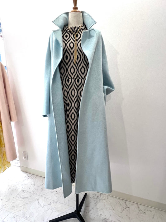 ウール100%コート〈sax〉