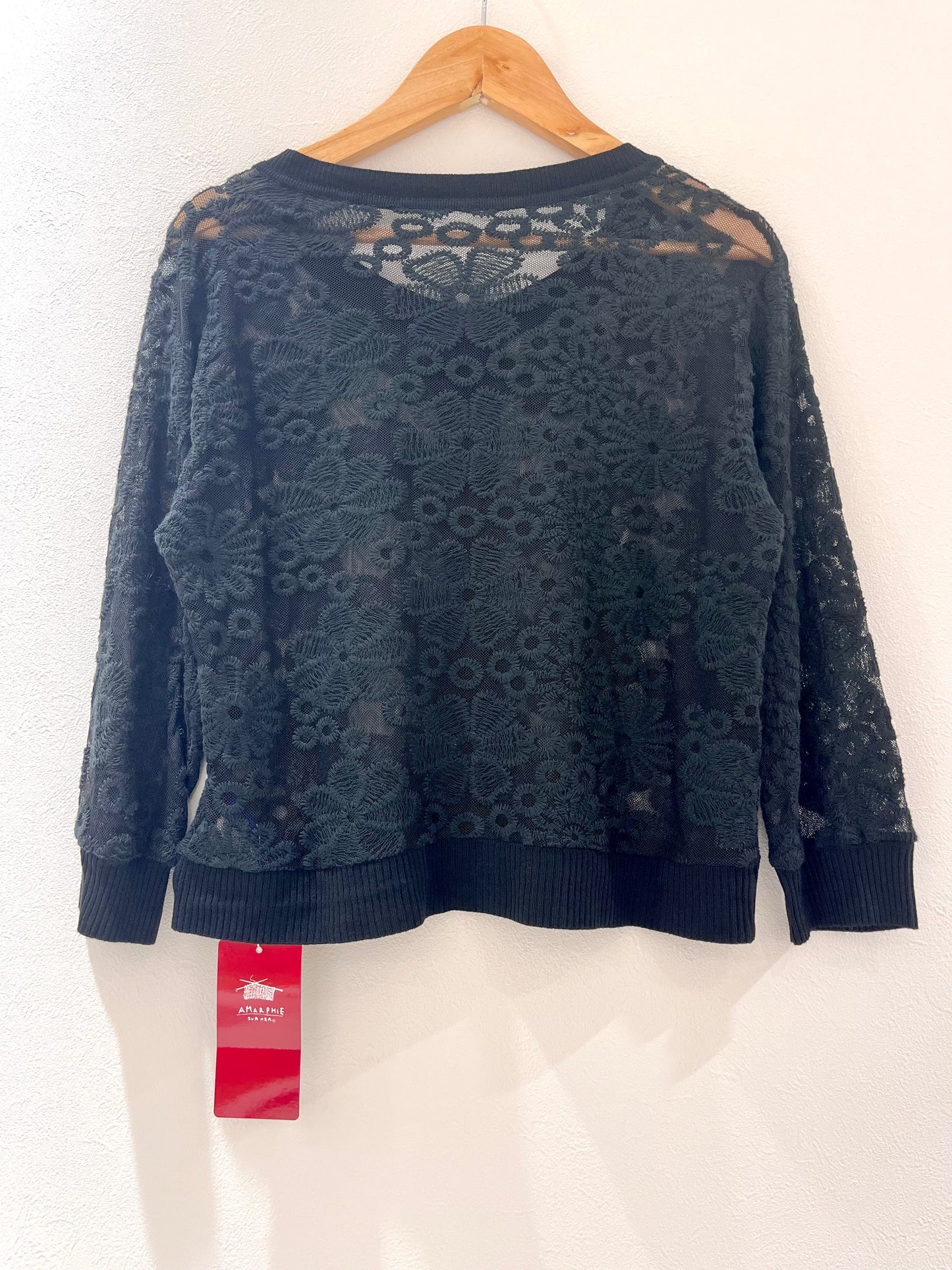 🆕刺繍カーディガン〈ブラック〉