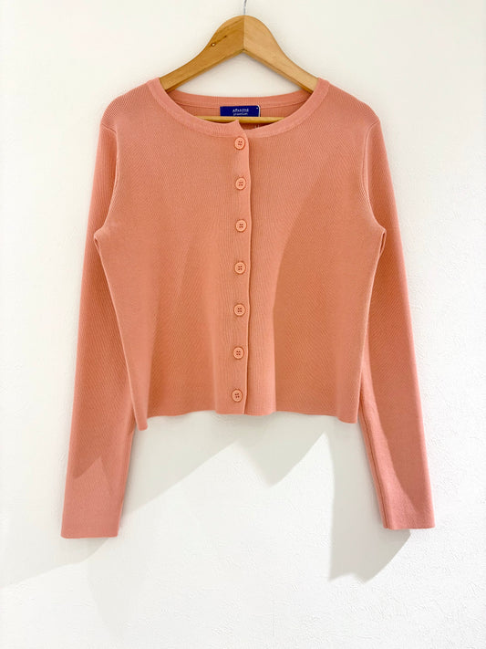 🆕ショート丈カーディガン〈ピンク〉