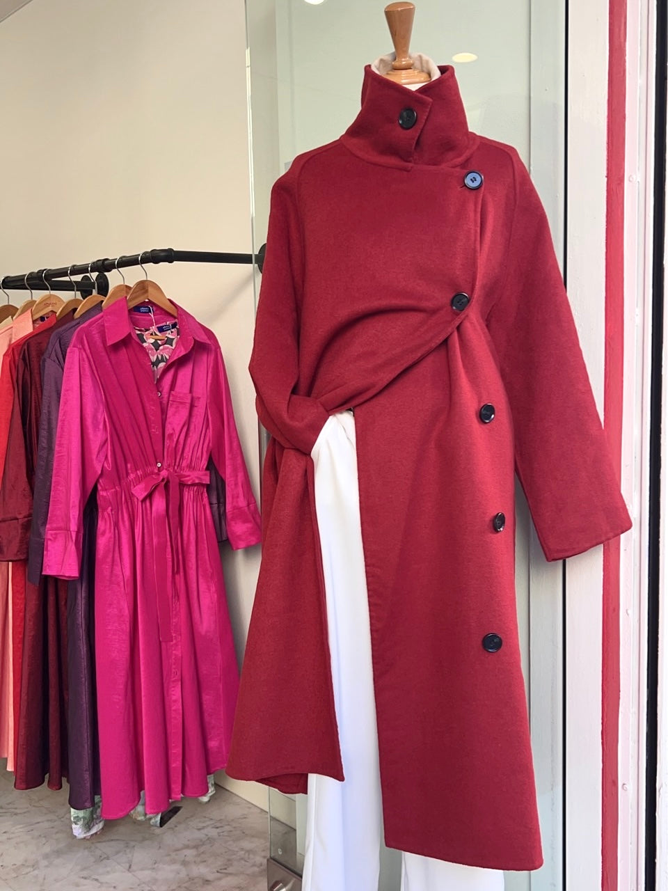 ウール100%コート