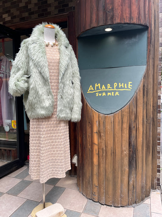 フェイクファーコート