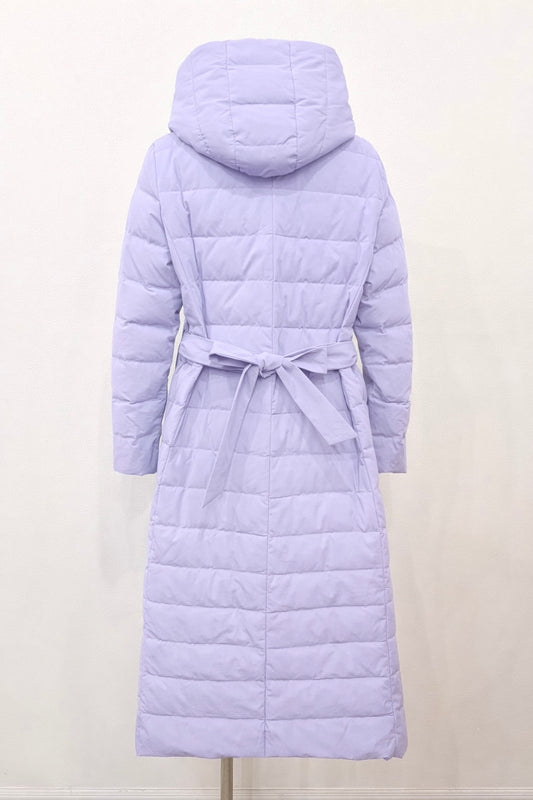 hooded down coat