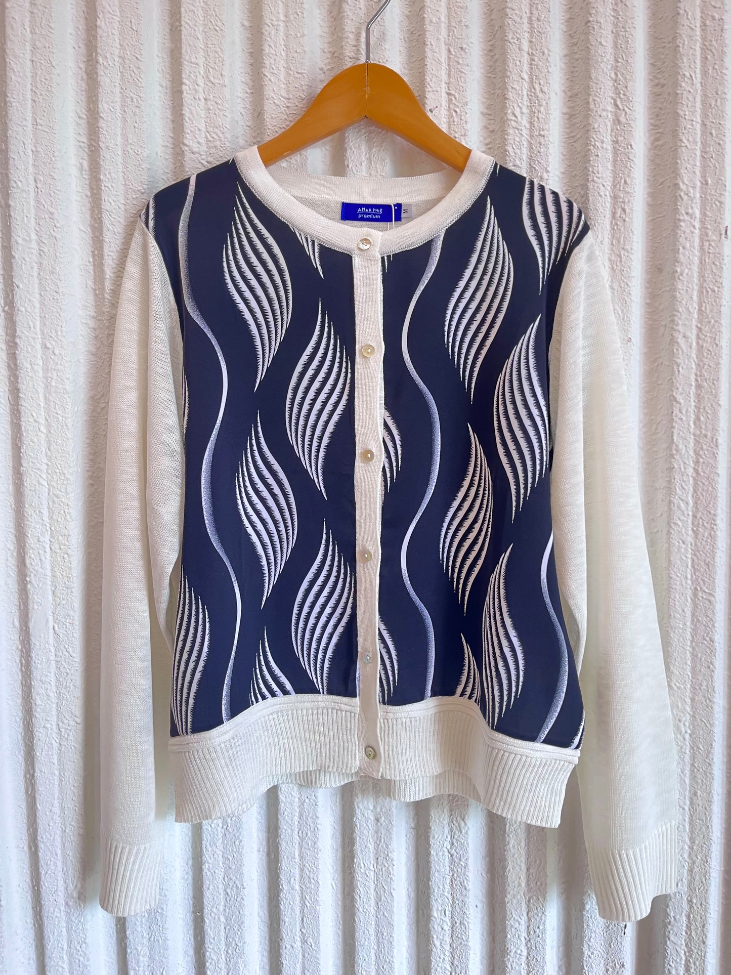 カーディガン〈ネイビー〉