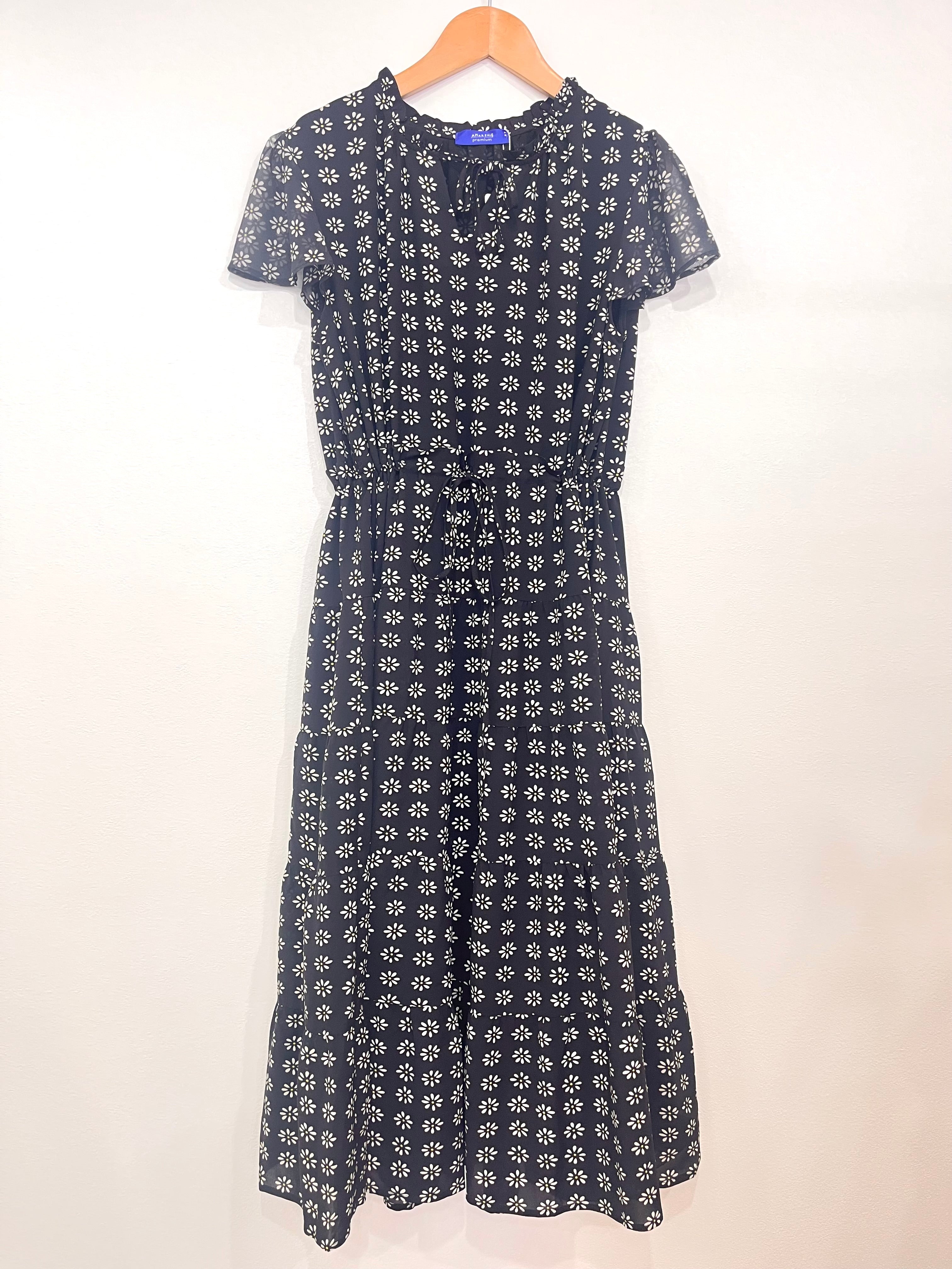 AMARPHIE ロングワンピース 総柄 果物 Aライン 自然素材 夏 アマルフィー オンラインショップ / AMARPHIE Online Shop
