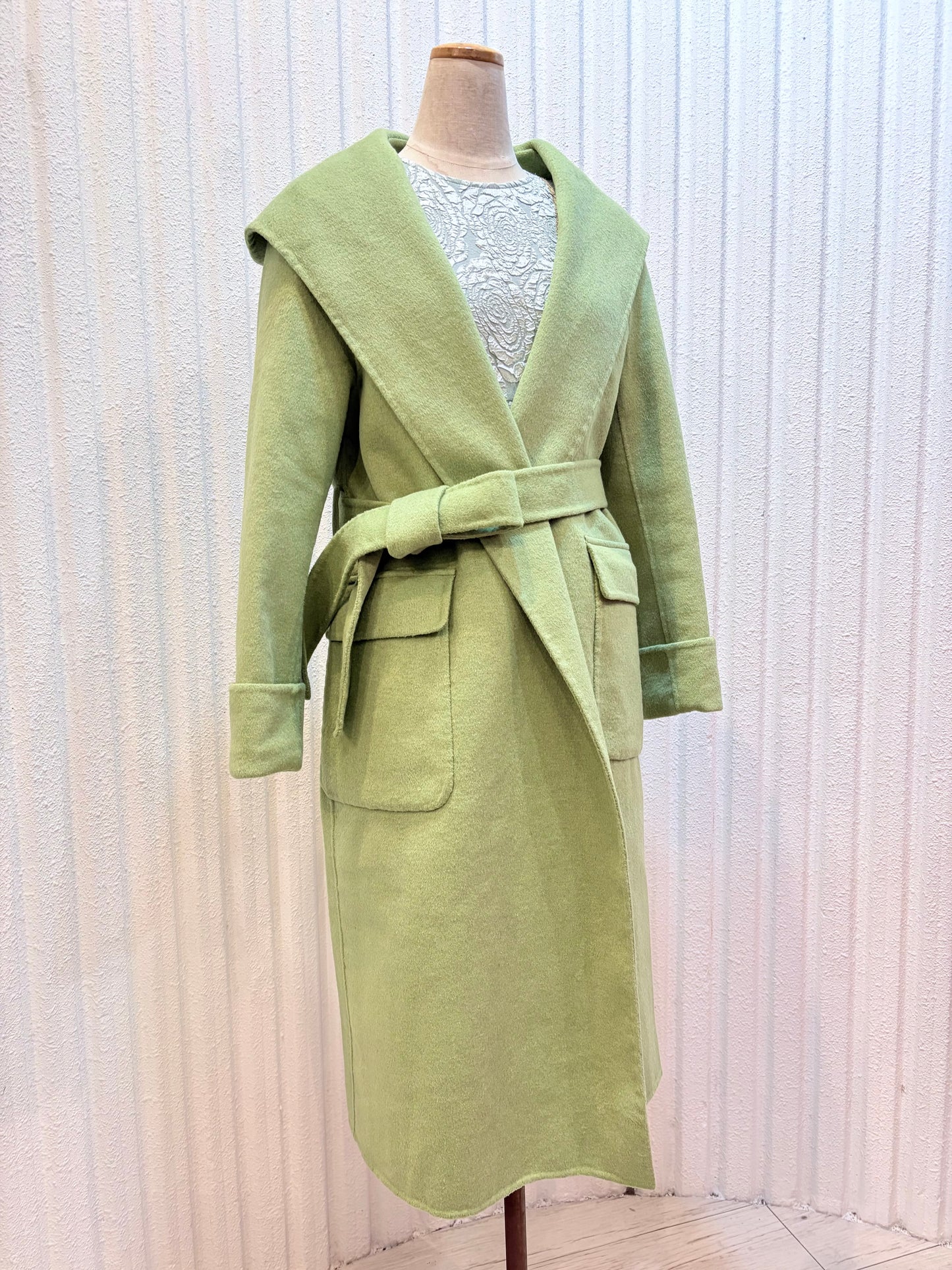 ウール100%コート