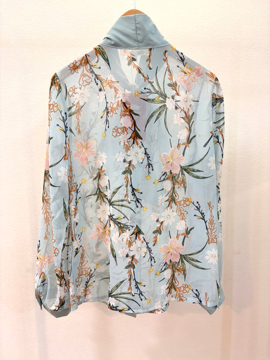 ML1点限定 再入荷 ボウタイブラウス