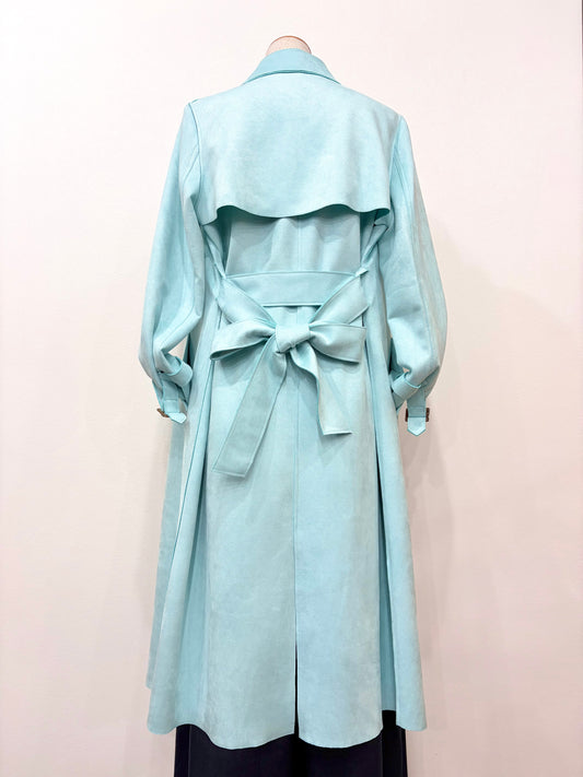 スエード調コート