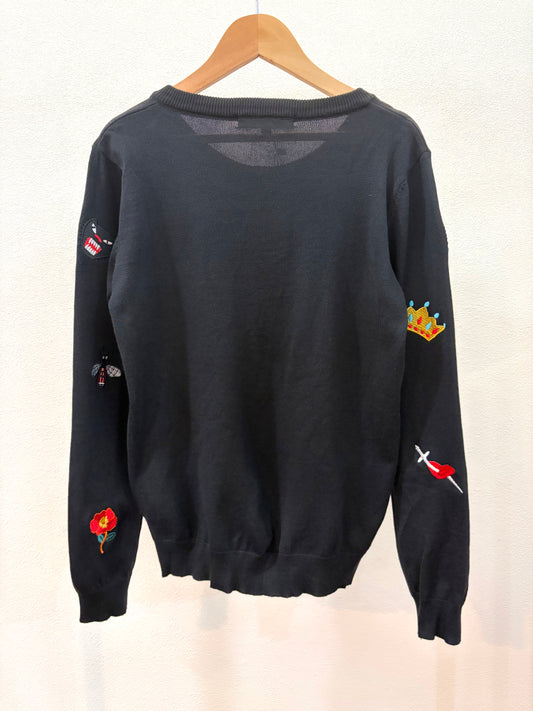 1点限定再入荷 刺繍モチーフカーディガン