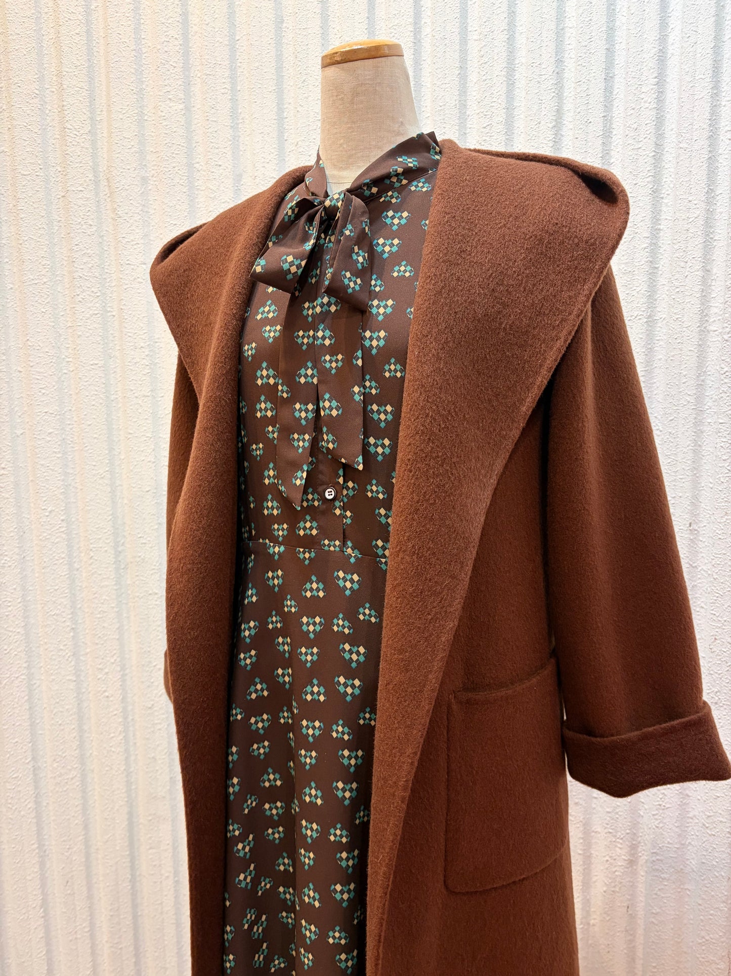 ウール100%コート