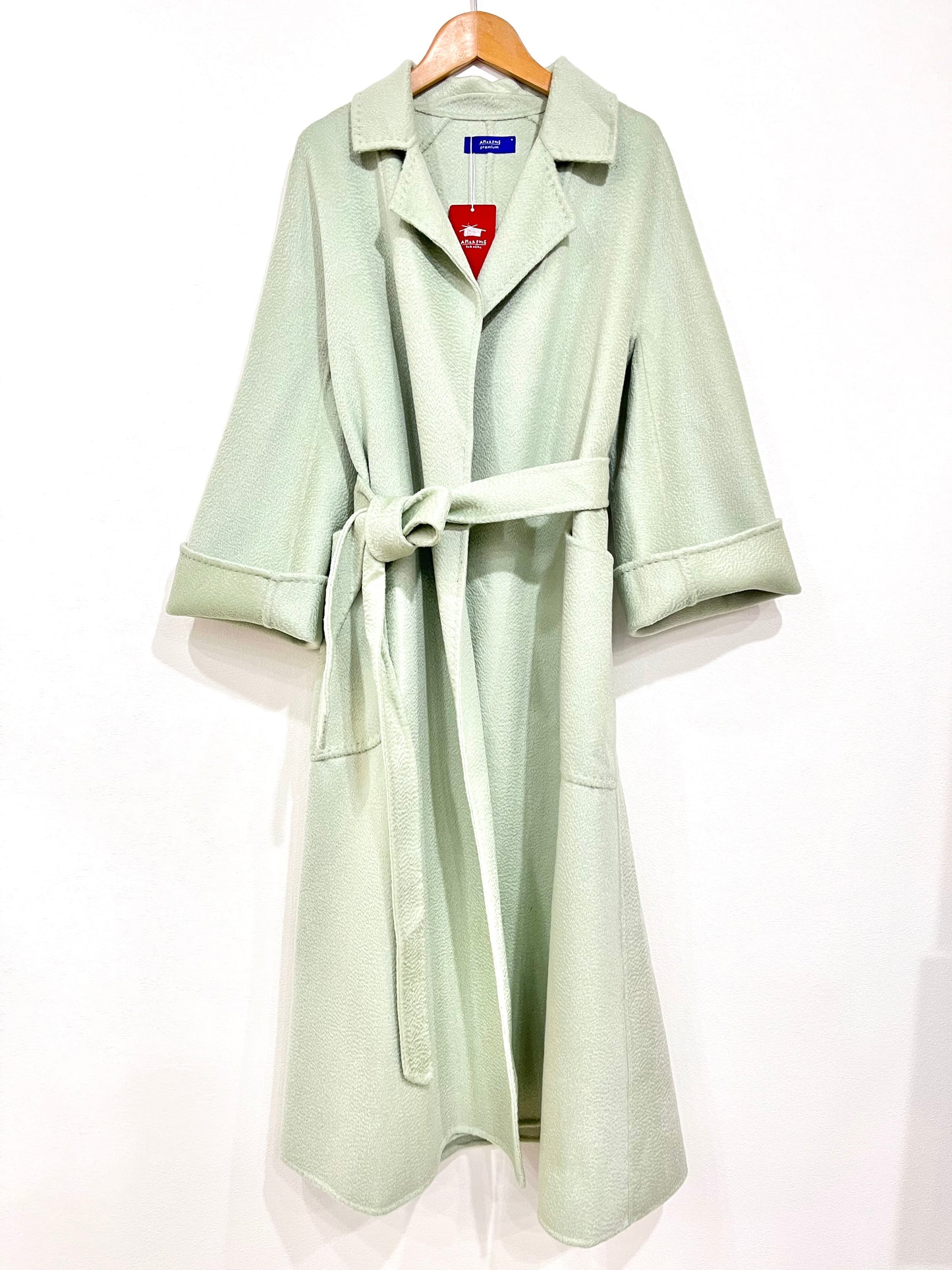 ウール100%コート〈Mint〉