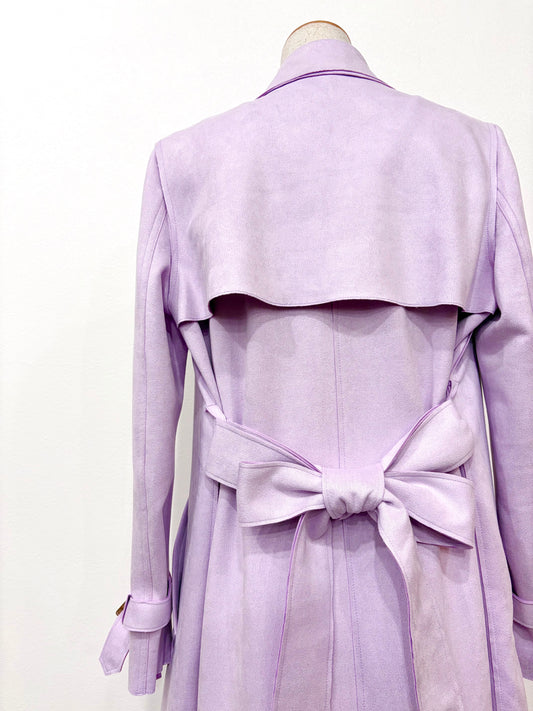 スエード調コート