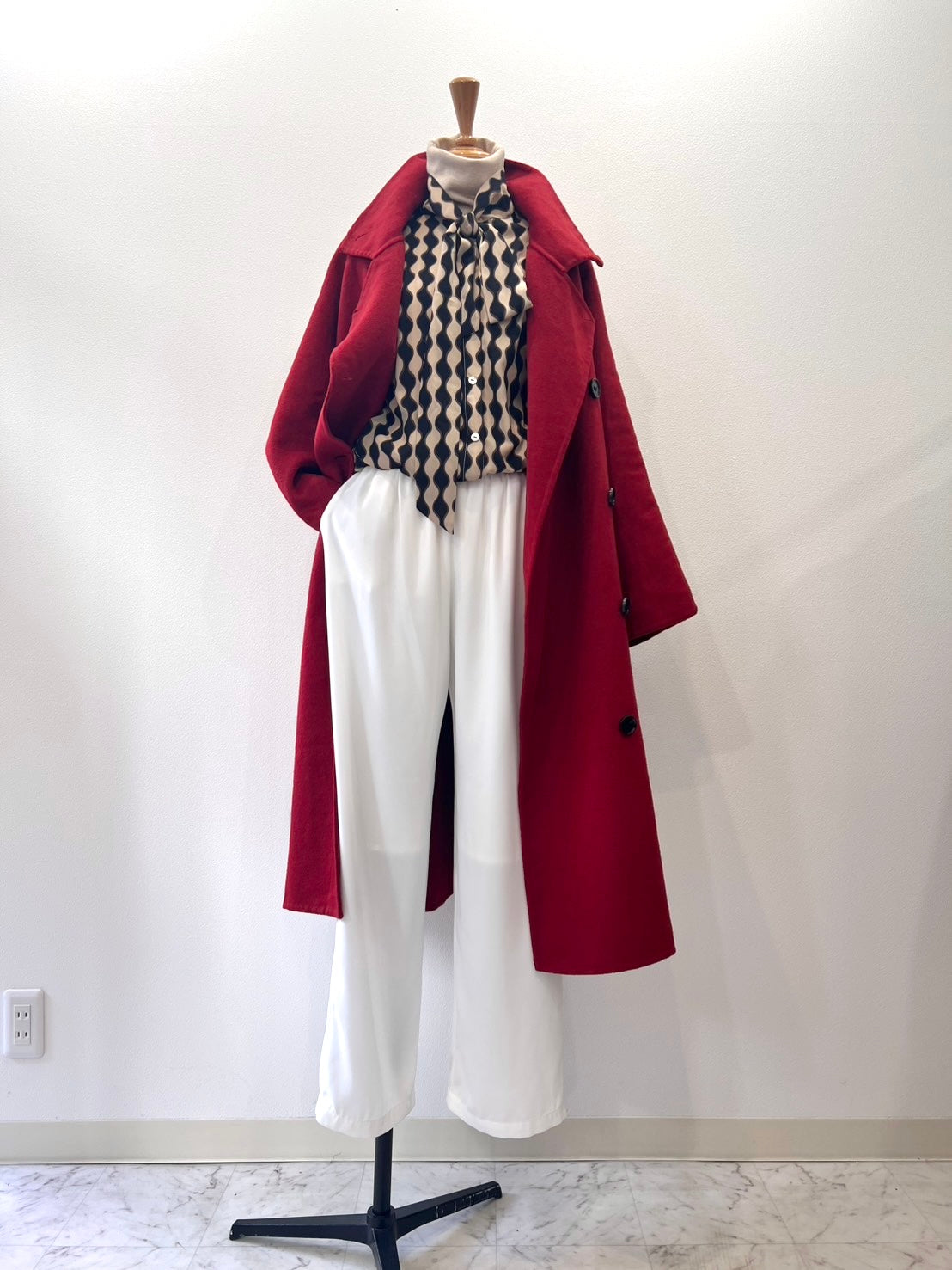 ウール100%コート