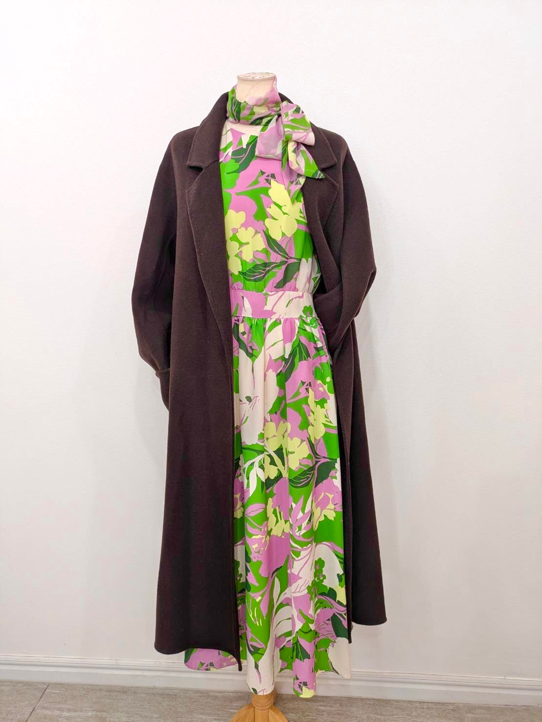 100% wool one-piece coat