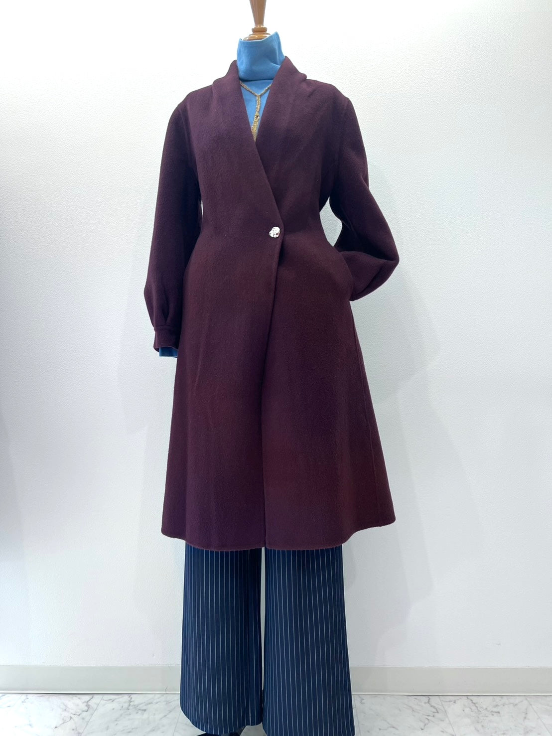 ウール100%コート