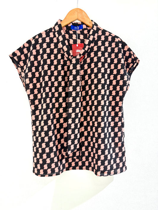 ラスト1点Mサイズ フレンチスリーブブラウス