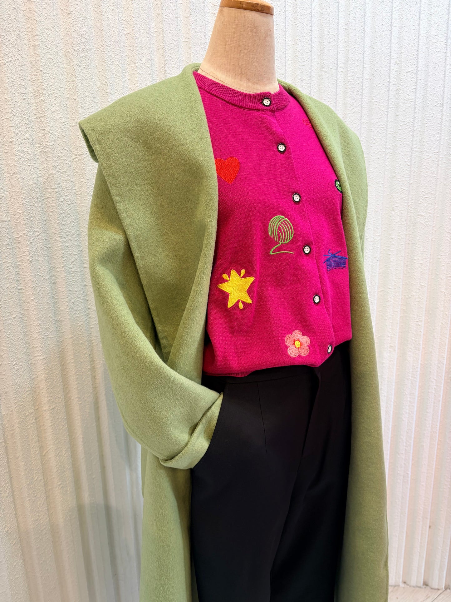 ウール100%コート