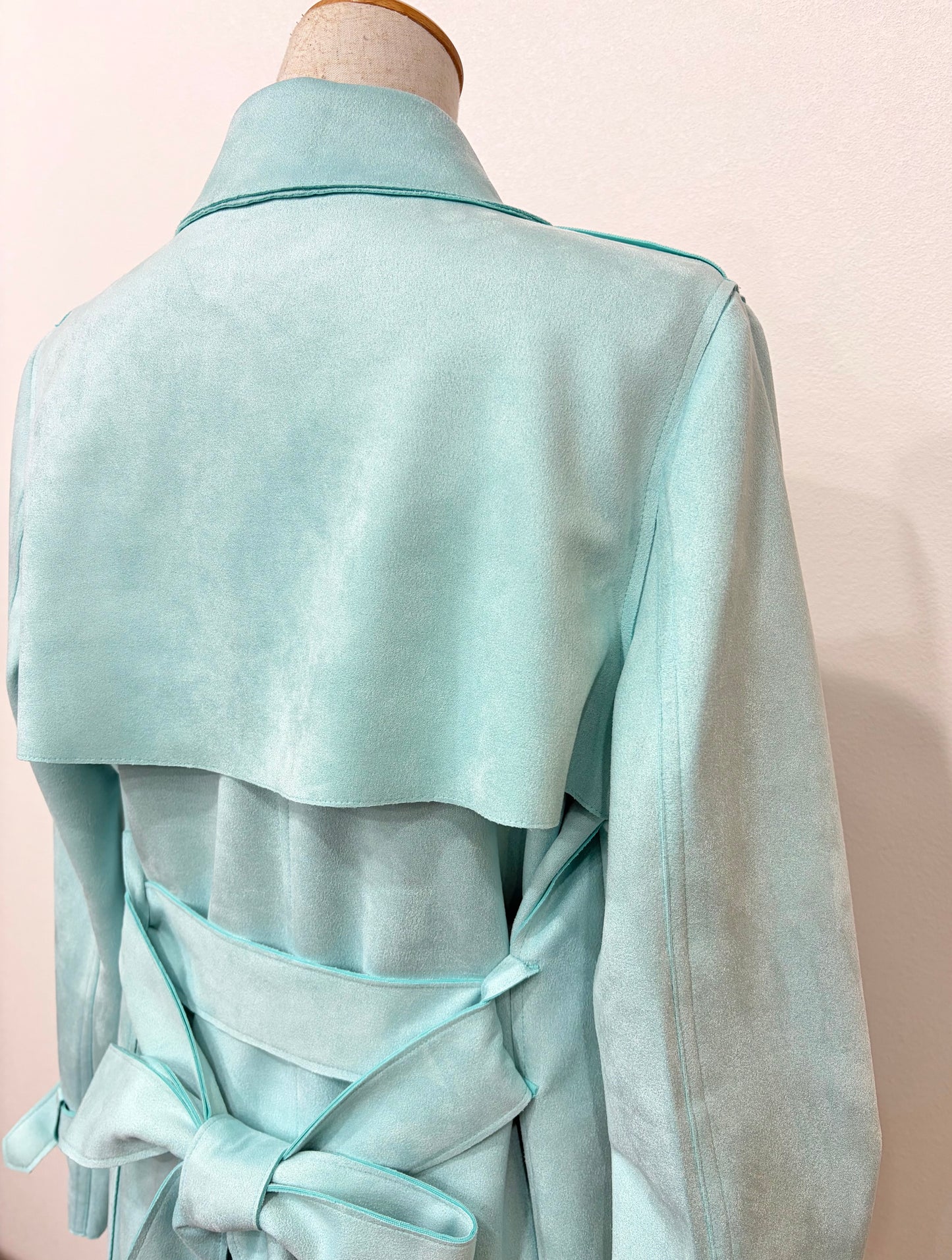 スエード調コート