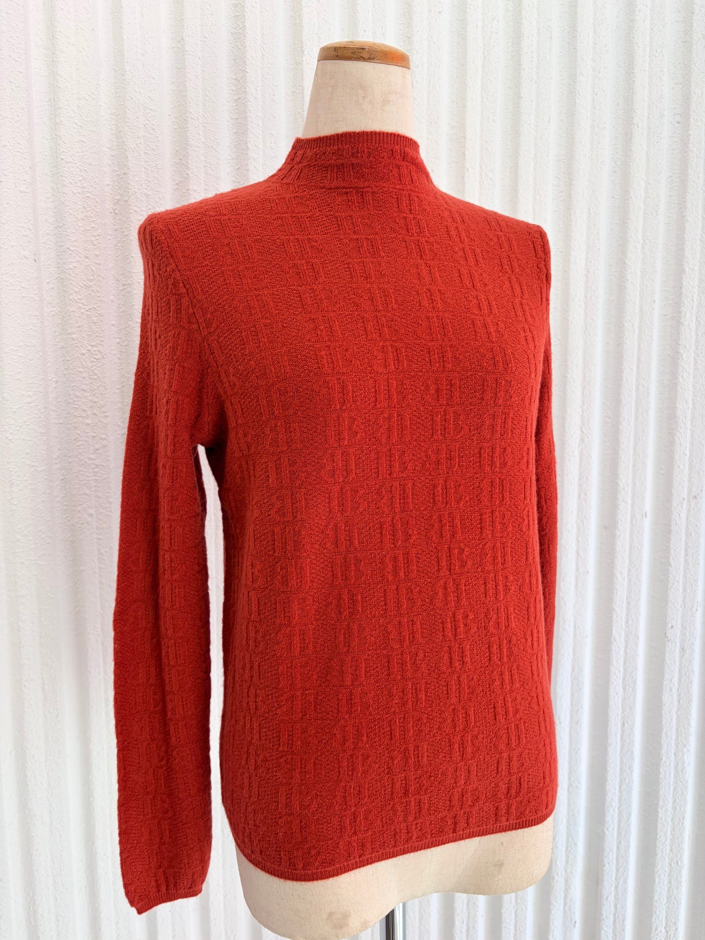 Knit top (orange)