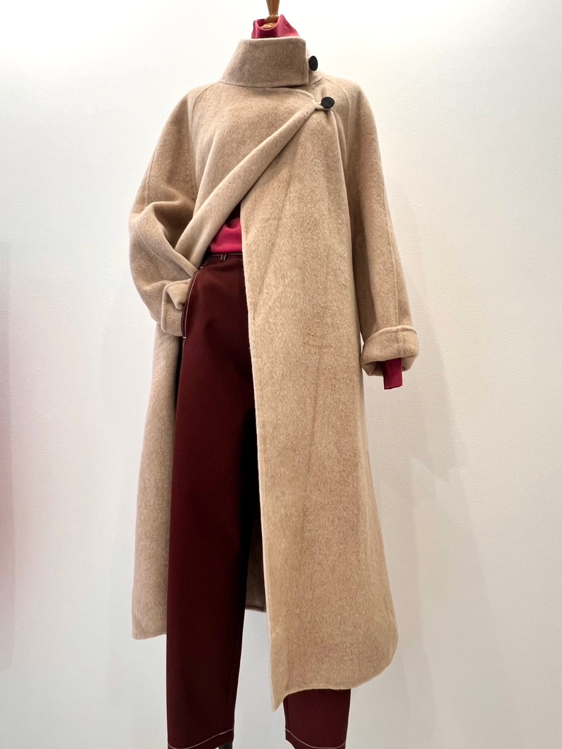 ウール100%コート