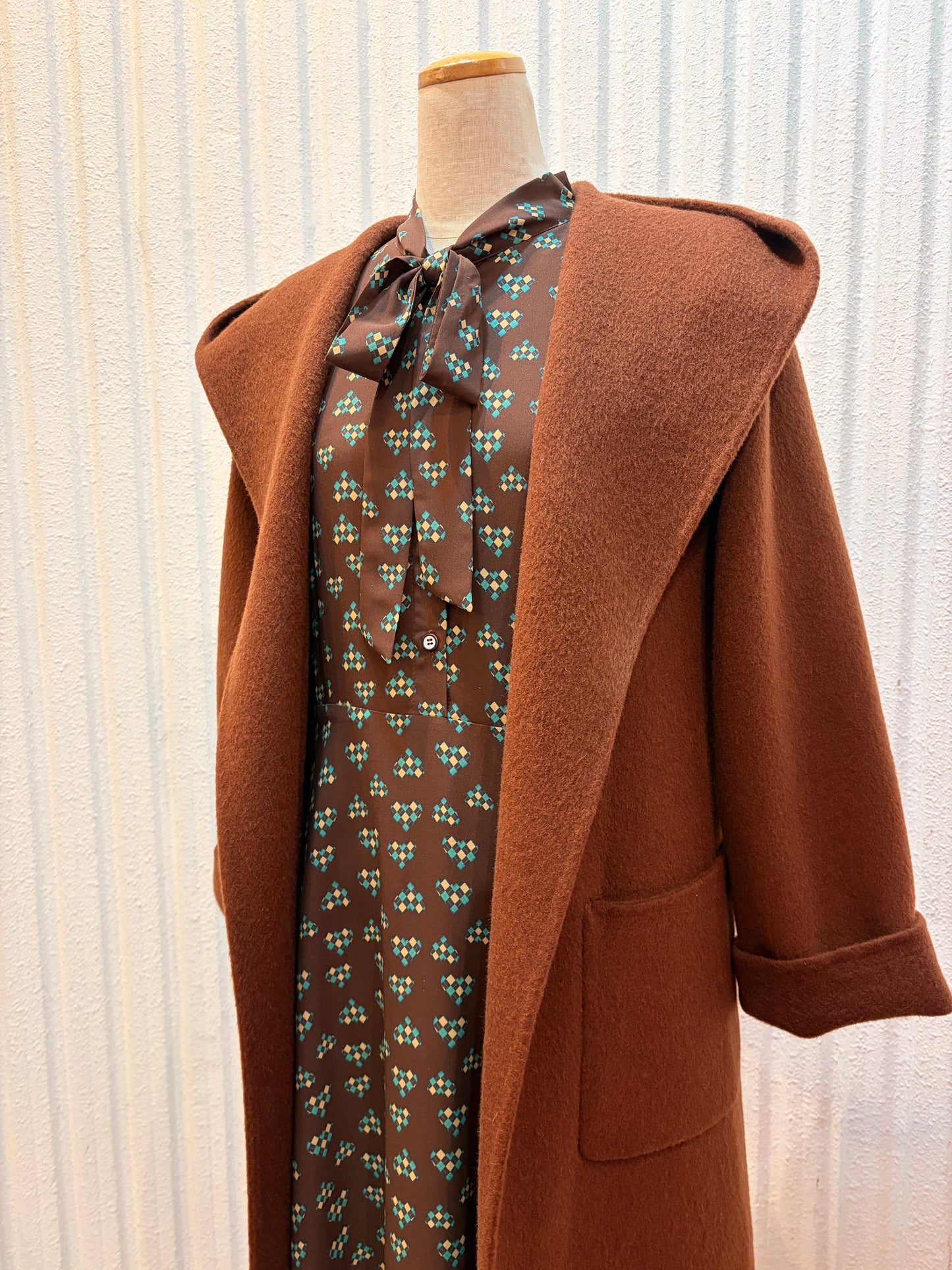 ウール100%コート