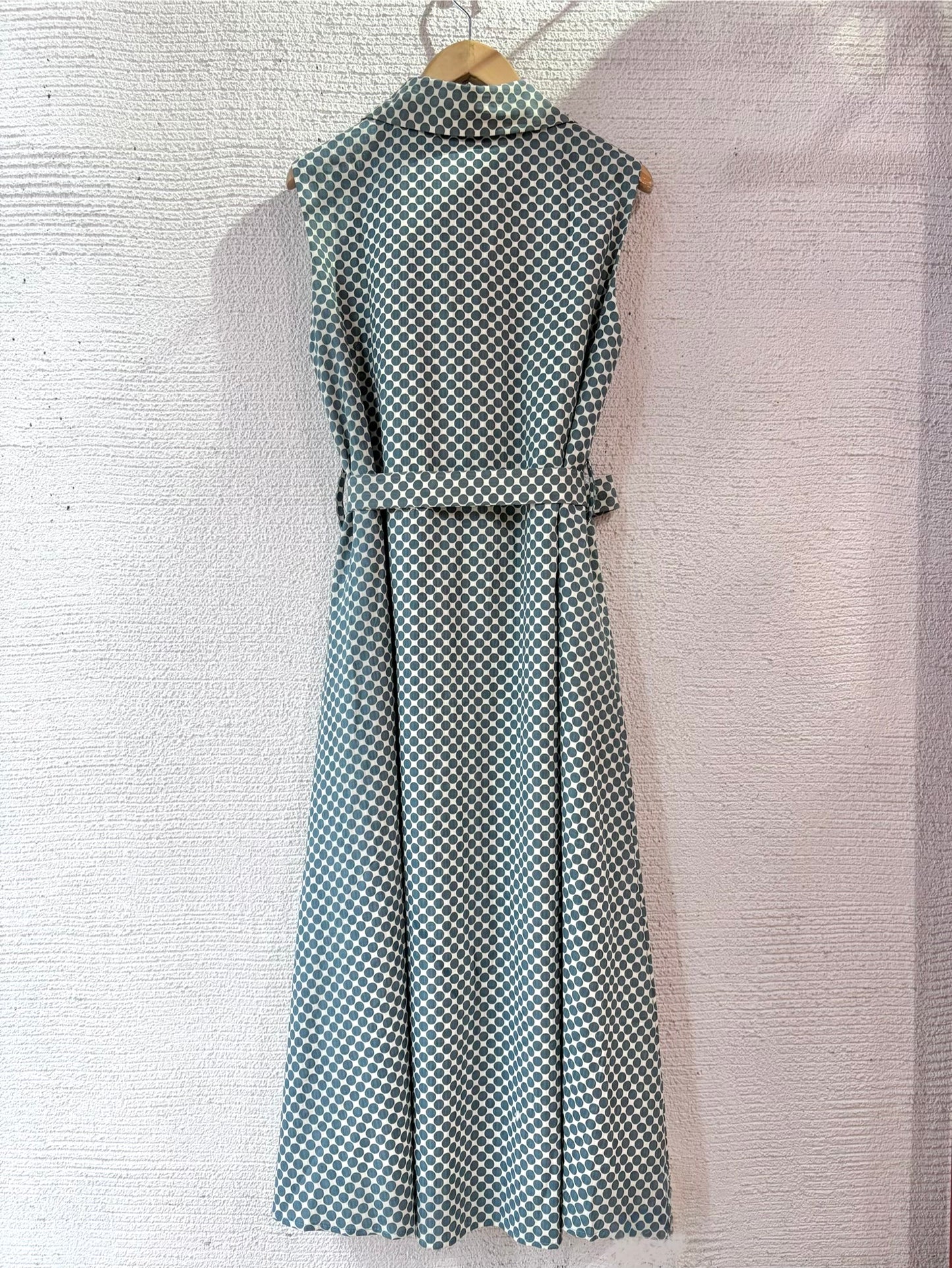 シャツワンピース〈グリーン〉