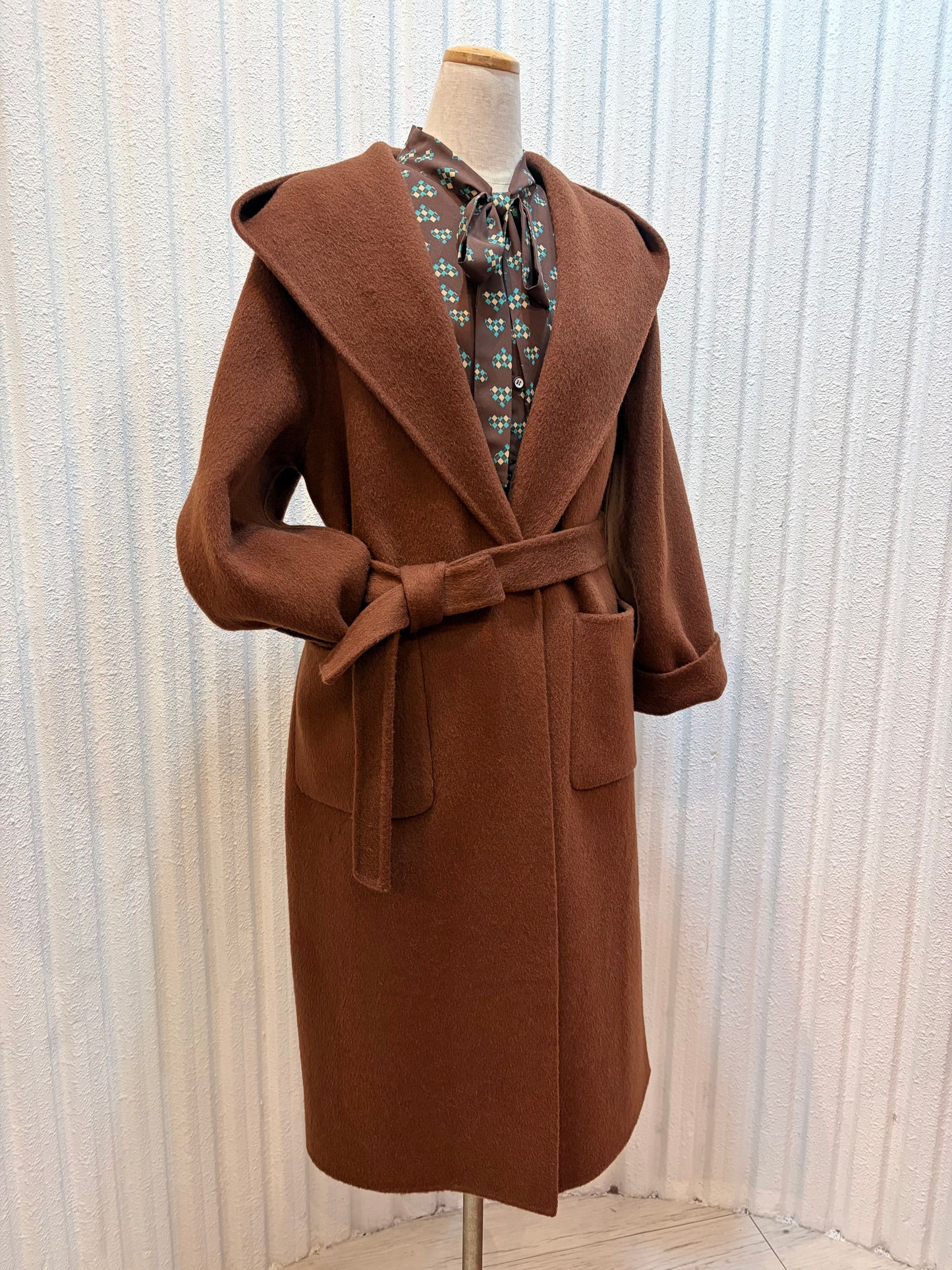 ウール100%コート