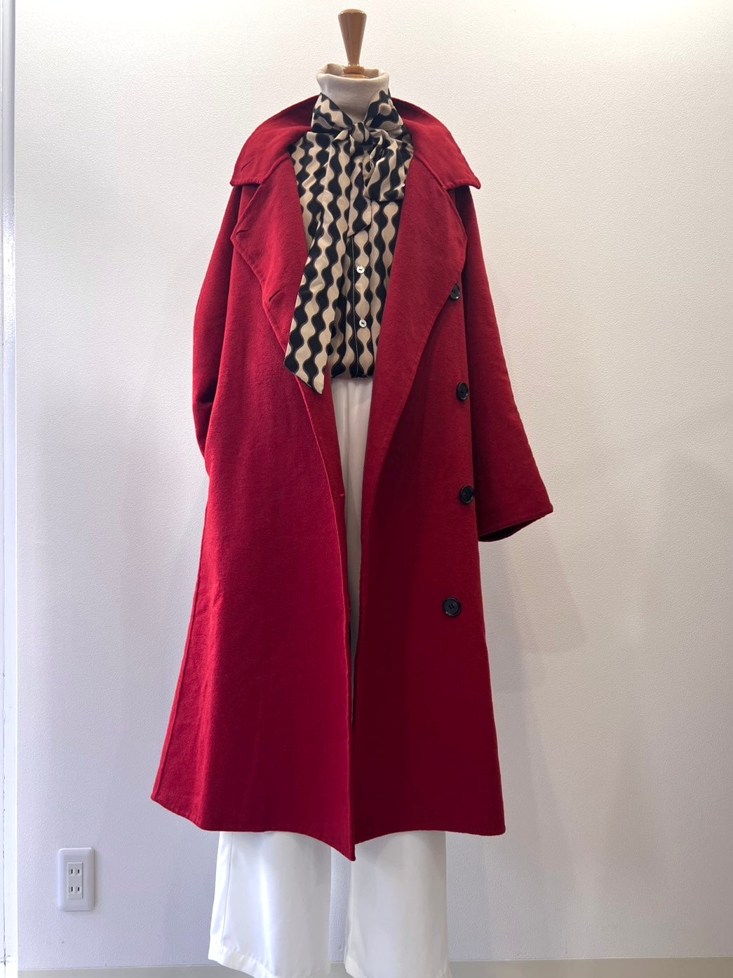 ウール100%コート