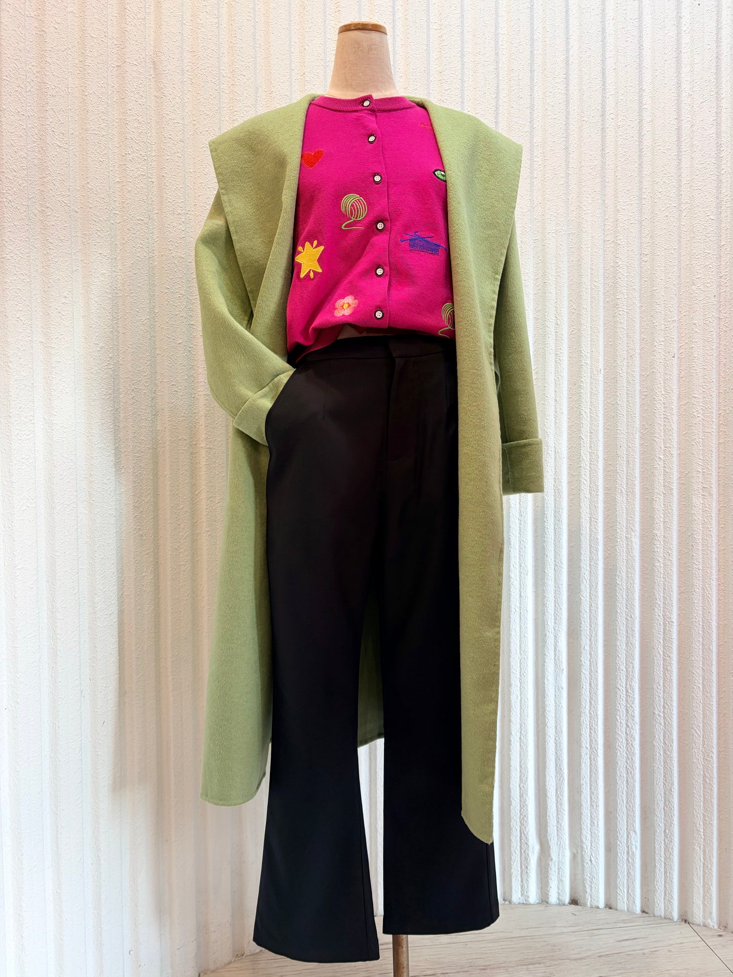 ウール100%コート